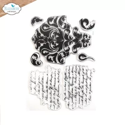 Elizabeth Craft Clear Stamps-Script From The Past • $18.42