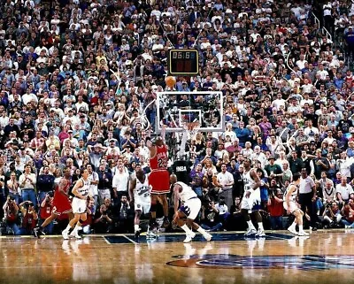 Michael  Jordan's  Last  Shot  -  11  X  14  Glossy  Photo  Reprint • $9.95
