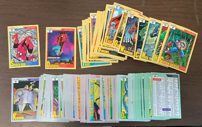 1991 Impel Marvel Universe Series II 2 Complete 162 Card Set 6 Trading Treats • $55