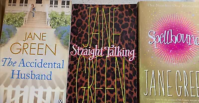 The Accidental Husband Spell Bound Straight Talking By Jane Green. X3 Books • £3.99