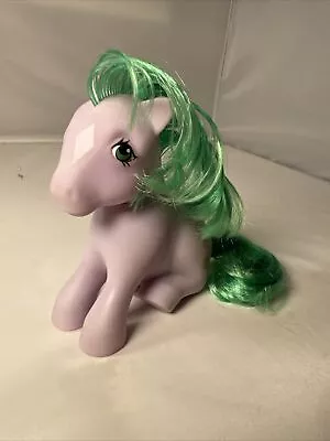 Vintage 80s G1 My Little Pony Seashell Sitting Earth Ponies Lavender 1983 MLP • $19.99