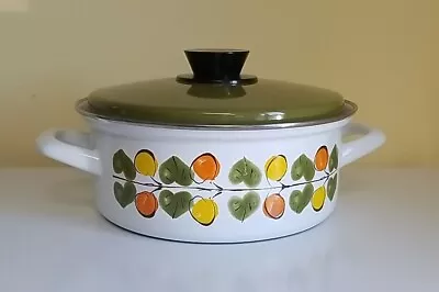 Vtg Austria Email Enamelware  Pot Cookware Ec • $22.99