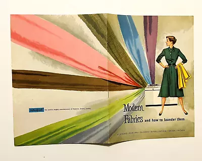 Vintage 1950s Booklet MODERN FABRICS Whirlpool Mid-Century MODERN GRAPHIC DESIGN • $9.99