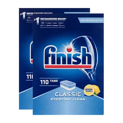 $57 • Buy Finish Lemon Classic Pack 220 Tabs Tablets For Dishwashing Dishwasher