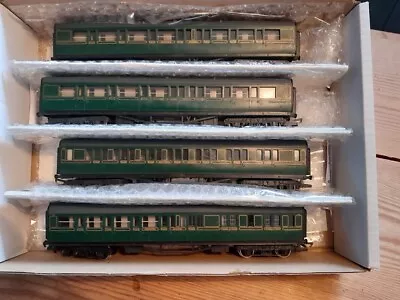 Hornby 00 Scale Model Railway Coaches 1930s Southern Railway X 4 • £10.50