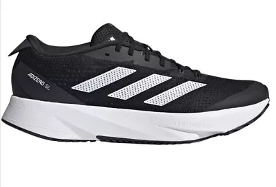 Adidas Shoes Men's ADIZERO SL Black/White Sneakers Size 12 Running HQ1349 NIB • $16