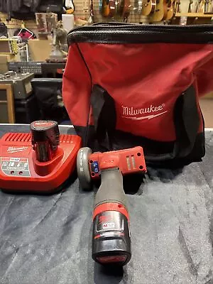 Milwaukee 2522-20 M12 Fuel 12V Li-Ion 3  Cut Off Saw 2 Batt. Charger & Bag • $125