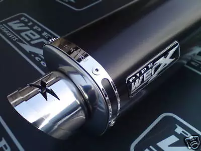 Suzuki GSXR 1000 K5 K6 05-06 Tri Oval Black Exhaust SL • $899.80