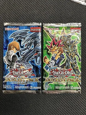 Yu-Gi-Oh! Duelist Pack Lot Of 2 - Yugi And Kaiba Booster Packs - 2014 New Sealed • $21