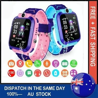 $24.99 • Buy 4G Kids Tracker Smart Watch Phone GSM SIM Alarm Camera SOS Call Boys Girls Gift