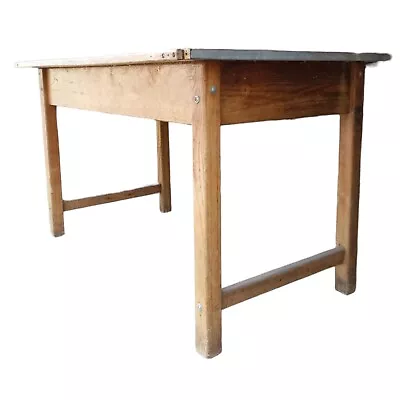 Vintage Wooden Industrial Work Table Work Bench • $265