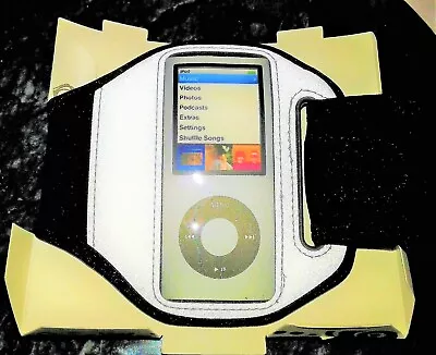 Tech Accessory Sport Armband Audio IPod Nano 4G BLACK-Band Clear Plastic Cover • $5.99