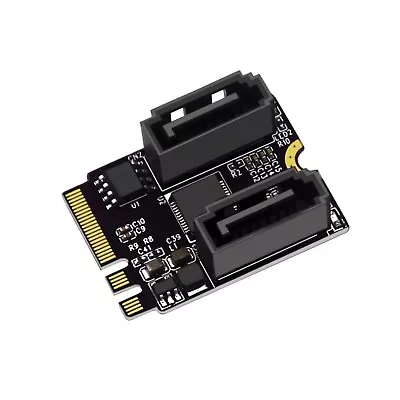 M.2 A+E Key To 2 Port SATA Extende Card M2 To Sata3.0 Expansion Key-A Key-E M.2 • $24.98