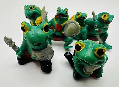 6 RARE Vintage Arcade Carnival 1980's Prize Little Weirdos Frog Warrior Lot • $15