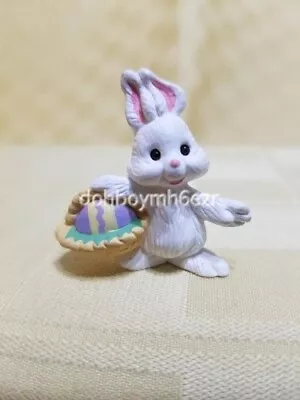 Hallmark Merry Miniatures 1993 Bunny With Easter Basket Rabbit Spring • $9.59