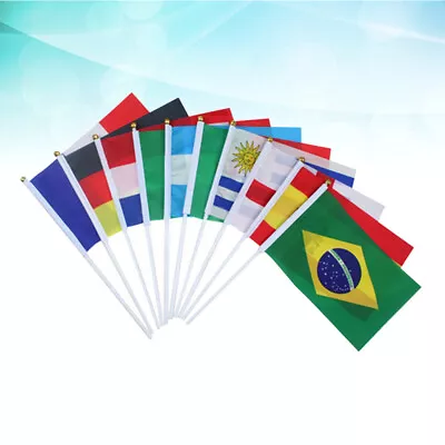 32PCS Flags Of The World Cocktail Flag Picks International Flags Hand Held • £9.69