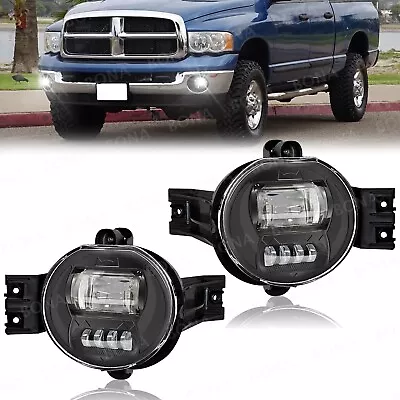 LED Fog Lights Lamps For 02-08 Dodge Ram 1500 03-09 Ram 2500 3500 04-06 Durango • $39.59