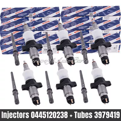 6Pcs Diesel Fuel Injectors For Dodge Ram 2500 3500 5.9 Cummins 04-09 0445120238 • $546.55