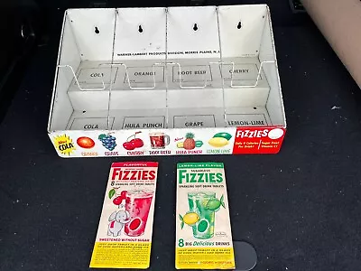 VTG. 1960’S ~ FIZZIES DRINK TABLET ~ STORE DISPLAY RACK No PILLSBURY FUNNY FACE • $950