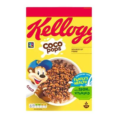 Kellogg's Coco Pops 420g  1/2/4/6/8/10/12/14/16 • £10.19