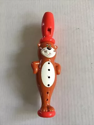 Vintage Yogi Bear Toy Flute1970s Figural Style Hard Plastic • $25