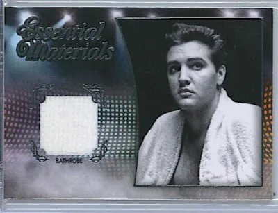 Elvis Presley's Tour Worn Bathrobe Swatch Press Pass Essential Card EM-2 MINT • $69.95