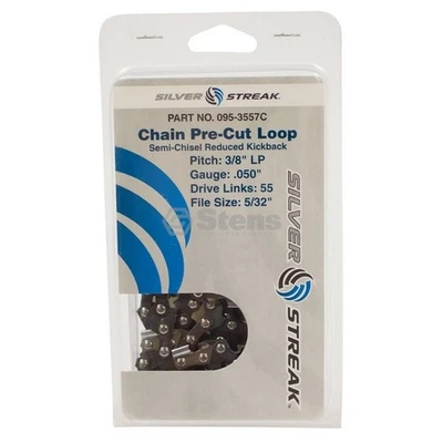 £29.34 • Buy 095-3557C Silver Streak Chain Loop Clamshell 55 DL For Carlton N1C-BL-55E
