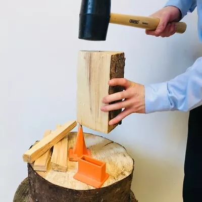 Smart Log Splitter Base Blade Manual Kindling Hatchet Cutter Axe Wood Chopper • £27.95