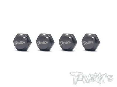 T-Work's Self-Locking Hex Wheel Nut Cover P1 On RC Kyosh Mugen Xray Car Grey • $33.44