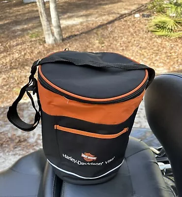 Harley Davidson Bucket Insulated Cooler Bag Gently Used • $12.25