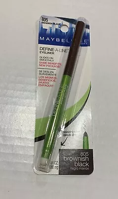 Maybelline Define-A-Line Eyeliner Pencil 805 Brownish Black • $9.99