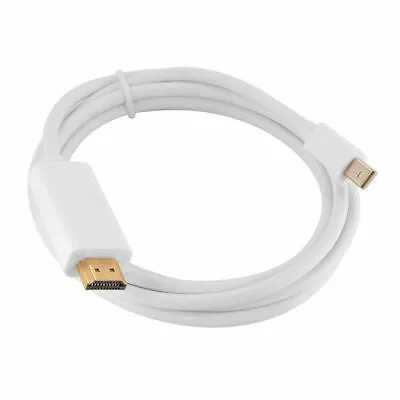 2M Mini DP Display Port Thunderbolt To HDMI Cable Adapter For MacBook Pro IMac • £3.98
