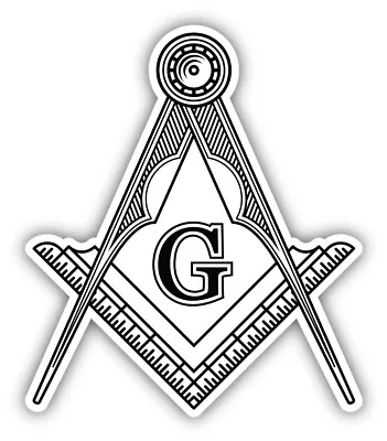 Masonic Freemasonry Vinyl Sticker Decal • $2.75