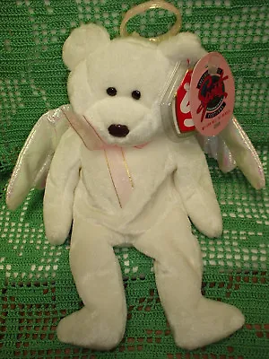 RARE TY Beanie Babies Bear HALO Special Olympics (Canadian Exclusive) 2000 • £18.99
