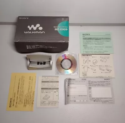 $64.99 • Buy SONY BCA-WM10 Charging Dock Stand For Mini-Disc MD MZ-E909 Adapter W/Box, Guides