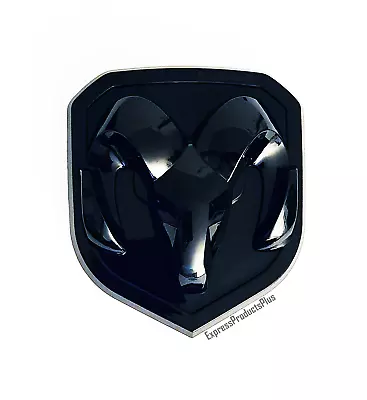 2011-18 Ram 1500 2500 2500 Rear Tailgate Glossy Black Emblem • $34.95