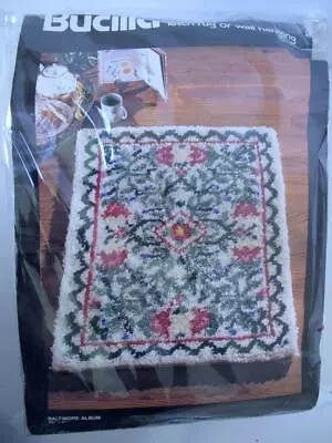 Vintage Bucilla Latch Hook Rug Or Wall Hanging Kit Baltimore Album Floral Quilt • $59.99