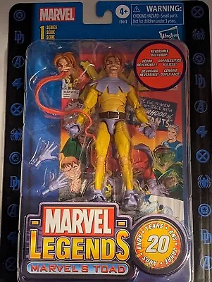 Marvel Legends 20th Anniversary Retro Toad Hasbro 6  Inch X-Men BRAND NEW  • $27.95