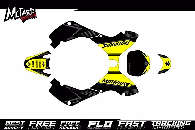 $241.89 • Buy Suzuki JR 80  2001 2002 2003 2004 Fasthouse Graphics Kit Enduro Motocross Decal