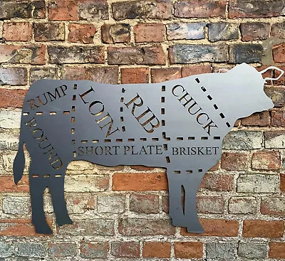 £99 • Buy Big COW Sign Metal Shop Home Decoration Christmas Gift For Him Her Farmhouse