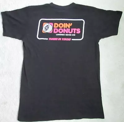 LANE SEVEN L/7 Doin' Donuts ~ Legends Never Die ~ Tuned In Tokyo T-Shirt Size M • $8.49