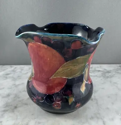 Antique Moorcroft Burslem England - Pomegranate - Signed Unusual Vase - As Is • $59.95