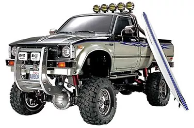 TAMIYA 1/10 RC Car No.397 Truck Toyota Hilux High Lift Kit 58397 • £339.96