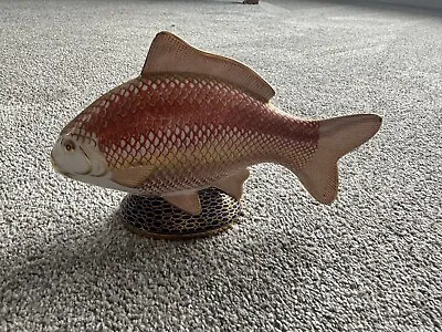 £70 • Buy Royal Crown Derby Golden Carp Paperweight Gold Stopper 
