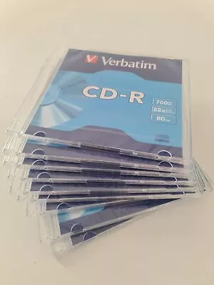 Verbatim CD-R 700MB  X9 Blank Disc *Brand-New & Sealed* *Free Shipping* • $16.99