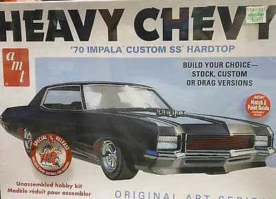1/25 AMT 1970 Chevrolet Impala 454 SS 3 In 1 Heavy Chevy Stock-Custom-Drag • $24.99