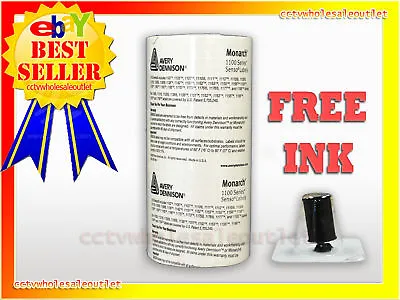 Genuine Monarch 1110 White Labels 16 Rolls + FREE 1 INK • $26.20