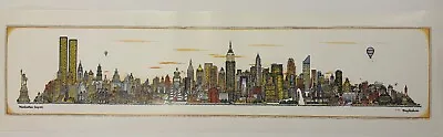 1980 Poster Of Manhattan Skyline By Tony Graham • $115