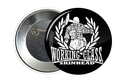 Rac Oï Music Working Class Skinhead 38mm Pin Button Badge • £6.20