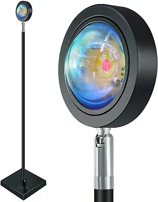 £15.99 • Buy Sunset Warm Corner Floor Lamp Modern Colour LED Standing Light Mood Projection